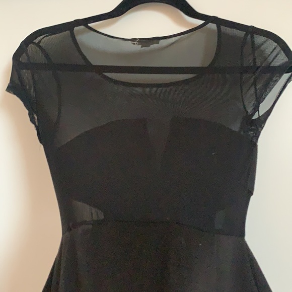 Urban Outfitters: Silence and Noise, small mesh cut out peplum top - Picture 5 of 5